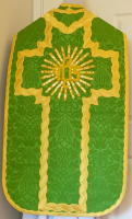 Green French Roman Vestment